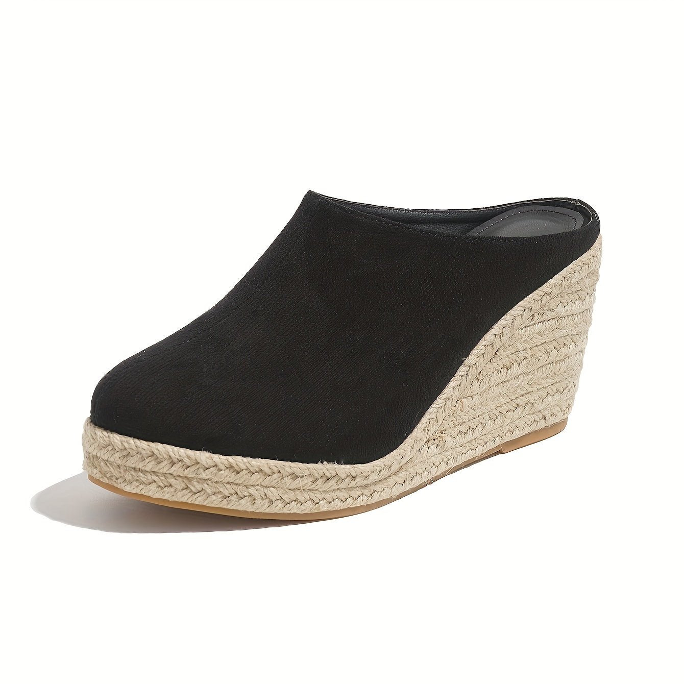 Chic Espadrille Wedge Sandals for Women - Comfortable Closed Toe Design, Easy Slip-On Access, Ideal for Casual Summer Wear & Stylish Outfits
