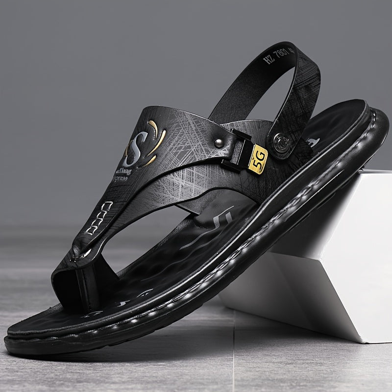 Men's Bunion Corrector Flip Flops, Quick-Drying Comfy Thong Sandals For Indoor Outdoor, Summer