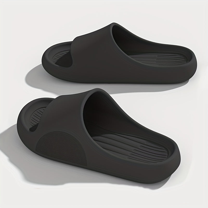 Mens Oversized Slippers - Ultra-Comfort Pillow Sole, Quik-Dry Eva, Odor-Eliminating - Versatile Beach to Home, Non-Slip Sandals