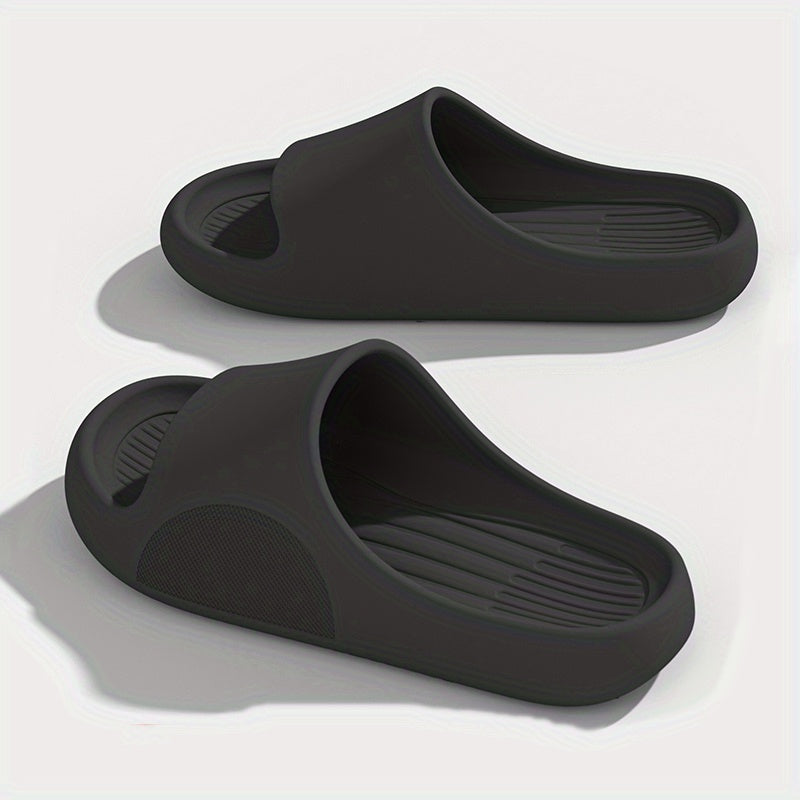 Mens Oversized Slippers - Ultra-Comfort Pillow Sole, Quik-Dry Eva, Odor-Eliminating - Versatile Beach to Home, Non-Slip Sandals