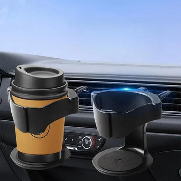 Car Air Vent Drink Cup Bottle Holder Auto Drink Rack Stand For Water Bottles & Ashtray Multifunctional Car Coffee Cup Holder