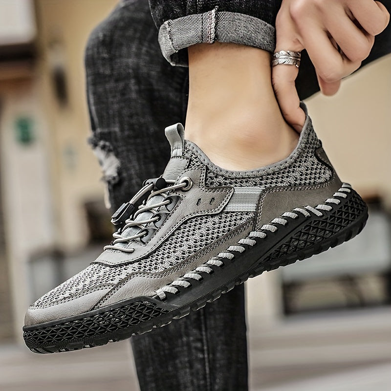 Men's Sandals, Casual Non Slip Shoes, Slip-on Shoes With Adjustable Shoelaces For Outdoor Beach, Spring And Summer