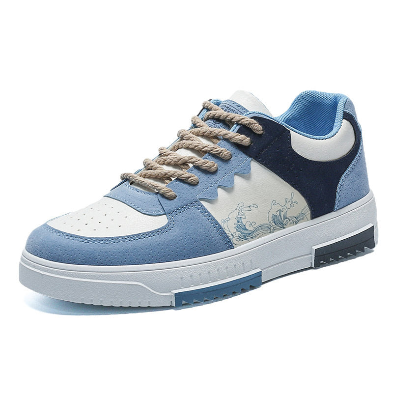Men's Trendy Skate Shoes, Non-Slip Sneakers, Men's Footwear