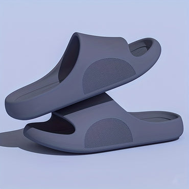 Mens Oversized Slippers - Ultra-Comfort Pillow Sole, Quik-Dry Eva, Odor-Eliminating - Versatile Beach to Home, Non-Slip Sandals