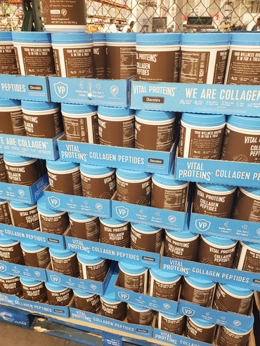 Vital Protein Collagen Peptides, Pasture Raised, Grass Fed, Paleo Friendly, Gluten / Zero Sugar Dairy Free, Chocolate, 32 Oz