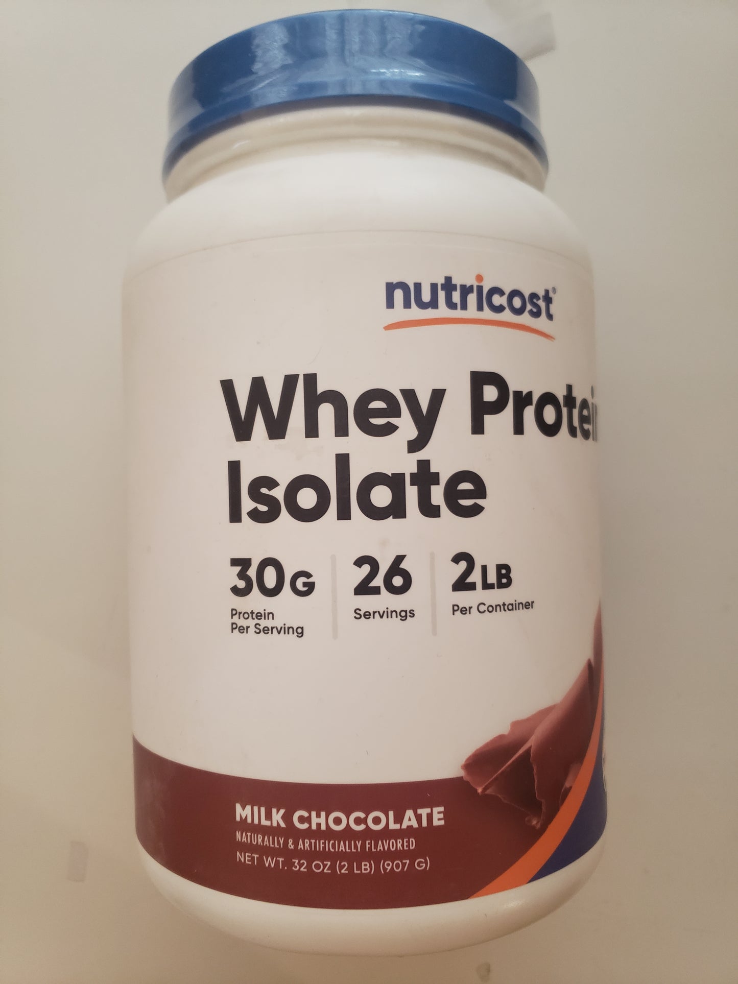 Nutricost Whey Protein Concentrate (Chocolate) 2LBS - Gluten Free & Non-GMO