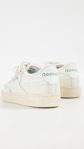Reebok Unisex Adult Club C 85 Vintage Sneaker, Top-chalk/Paperwhite/Glen Green, 12 Women/10.5 Men US