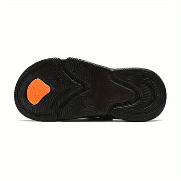 Men's Trendy Street Style Chunky Slippers, Comfy Non Slip Casual Durable Soft Sole EVA Slides, Men's Footwear