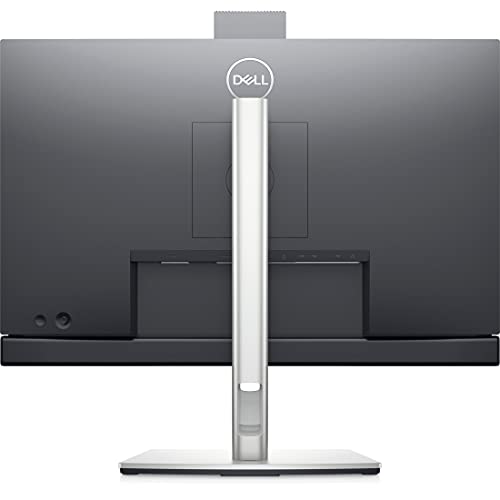 Dell 24, HD Video Conferencing Monitor - C2422HE with POP-UP 5MP IR Camera Dual 5W Integrated Speakers and a Dedicated Microsoft Teams Button,Gray