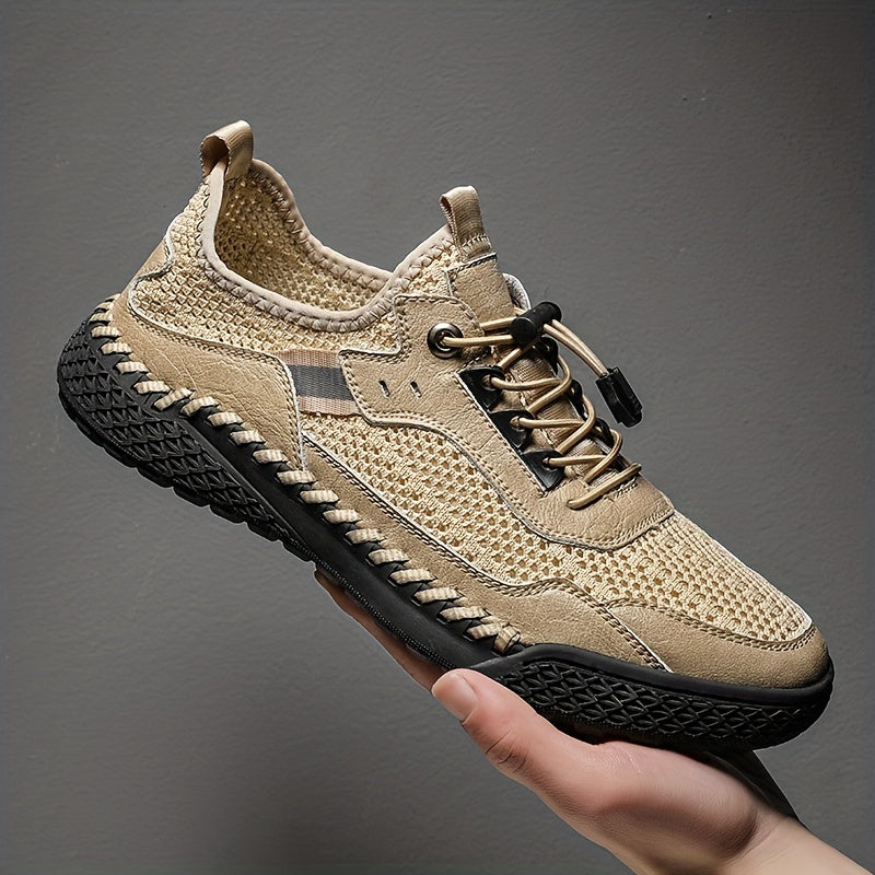 Men's Sandals, Casual Non Slip Shoes, Slip-on Shoes With Adjustable Shoelaces For Outdoor Beach, Spring And Summer