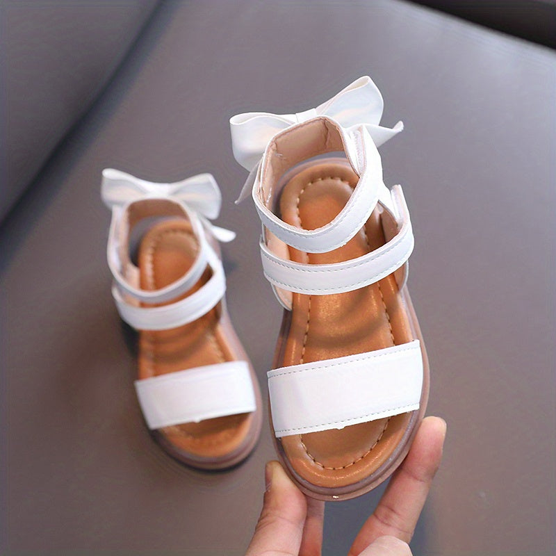 Adorable Bowknot Sandals - Breathable, Lightweight, Comfortable, Anti-Slip Sandals for Baby Girls - Perfect for Indoor & Outdoor Summer Fun, Stylish, Open-Toe Design for Little Princesses!