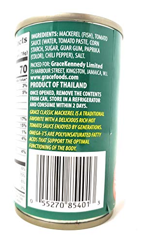 Grace Mackerel in Tomato Sauce 10 Pack (Hot & Spicy)