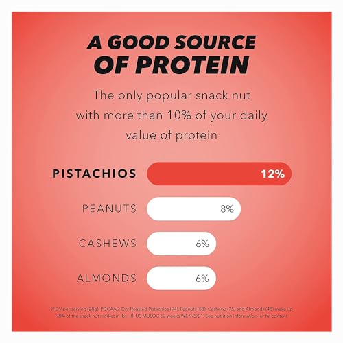 Wonderful Pistachios No Shells Chili Roasted Nuts, 22 Ounce Resealable Bag, Healthy Snack, Protein Snack, Pantry Staple