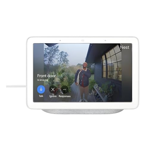 Google Nest Hub (1st Gen) 7-inch Display, 1st Generation (Renewed) (Chalk), GA00516X-GA00515X