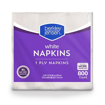 Berkley Jensen Lunch Napkins, 800 ct.