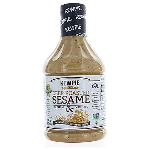 Kewpie Creamy Deep Roasted Sesame Dressing & Marinade, 30 Fluid Ounce