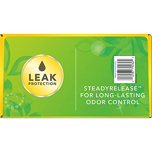 Glad Trash Bags, ForceFlex Protection Series Tall Garbage Bags, 13 Gal, Gain Original with Febreze, 110 Ct (Package May Vary)