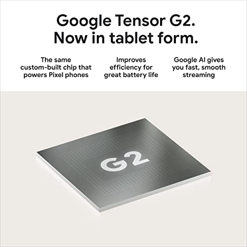 Google Pixel Tablet with Charging Speaker Dock - Android Tablet with 11-Inch Screen, Smart Home Controls, and Long-Lasting Battery - Hazel/Hazel - 128 GB, 2560x1600 Pixels