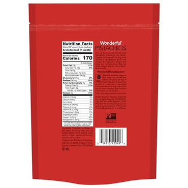 Wonderful Pistachios No Shells Chili Roasted Nuts, 22 Ounce Resealable Bag, Healthy Snack, Protein Snack, Pantry Staple