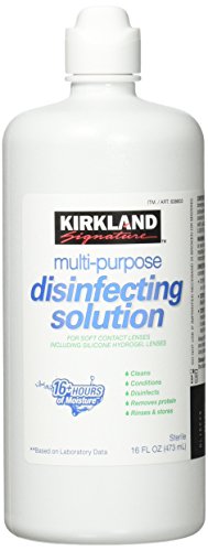 Kirkland Signature Multi-Purpose Disinfecting Solution for Soft Contacts 3pack 16oz each