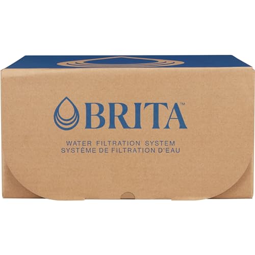 Brita Large Water Filter Pitcher, BPA-Free Water Pitcher, Replaces 1,800 Plastic Water Bottles a Year, Lasts Two Months or 40 Gallons, Includes 1 Filter, 10-Cup Capacity, Bright White