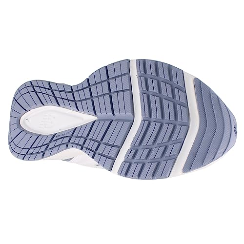 New Balance Women's 608 V5 Casual Comfort Cross Trainer, White/Light Blue, 8