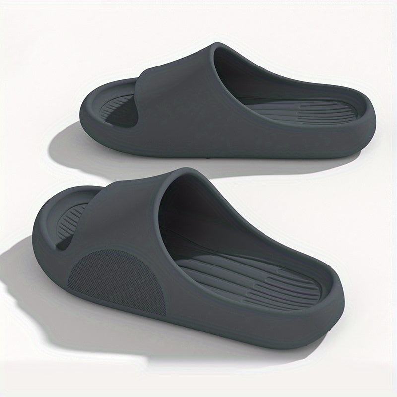 Mens Oversized Slippers - Ultra-Comfort Pillow Sole, Quik-Dry Eva, Odor-Eliminating - Versatile Beach to Home, Non-Slip Sandals