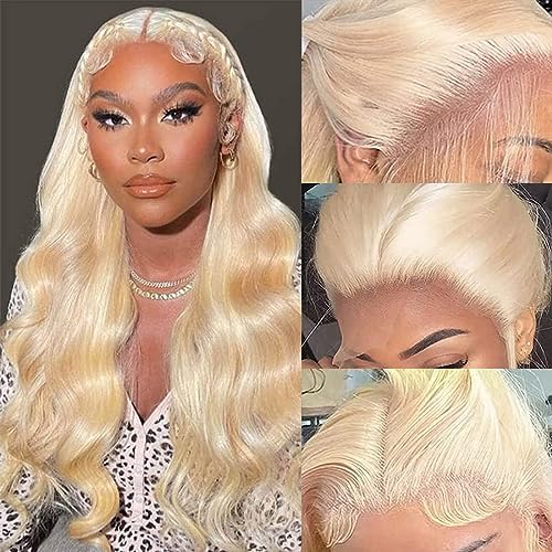 613 Lace Front Wig Human Hair 13x4 Body Wave Blonde Lace Front Wigs Hu Mega Mart Center