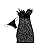 Sexy Party Formal Hot Drilling See Through Beading V Neck Dresses Plus Size Formal Dresses with Corset Black