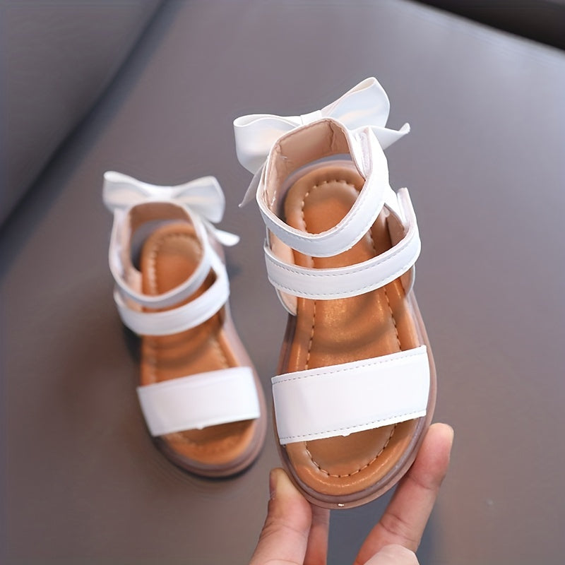 Adorable Bowknot Sandals - Breathable, Lightweight, Comfortable, Anti-Slip Sandals for Baby Girls - Perfect for Indoor & Outdoor Summer Fun, Stylish, Open-Toe Design for Little Princesses!