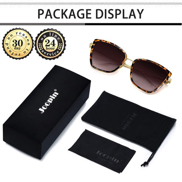 Joopin Womens Sunglasses, Elegant Jackie O Diamond Ladies Sunglasses, Trendy Cateye Sunglasses for Women