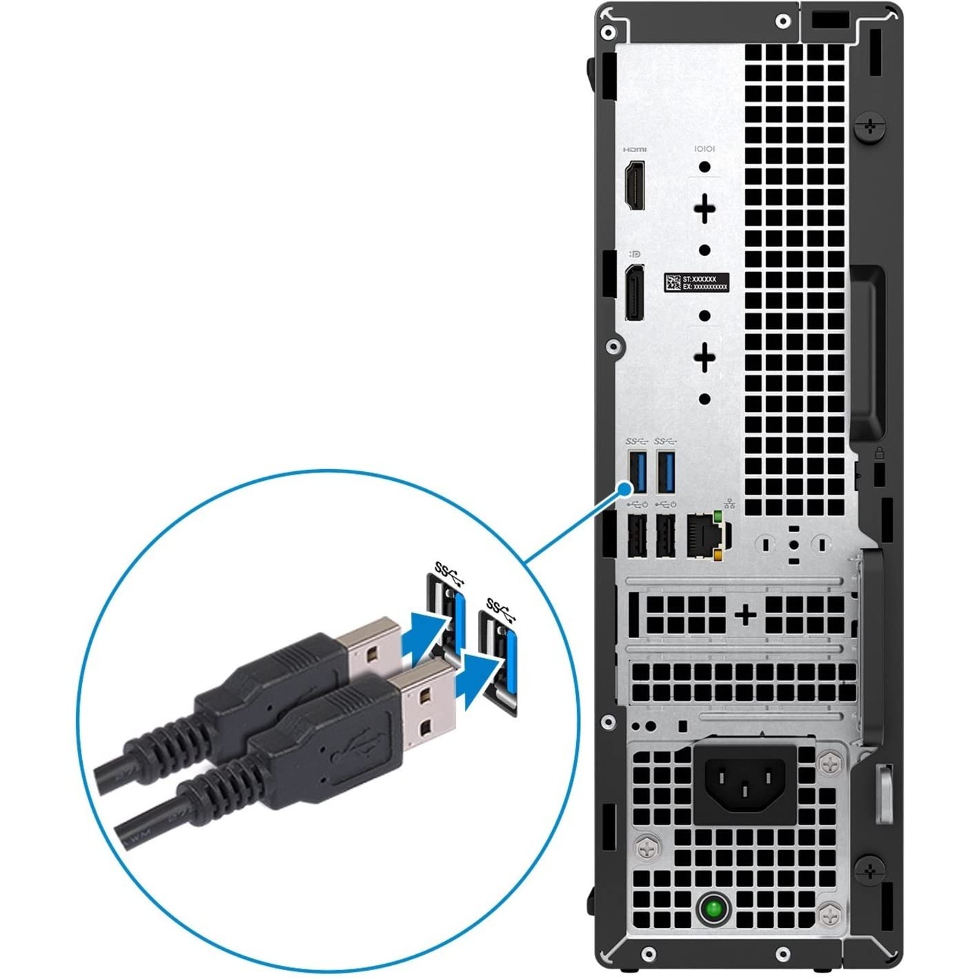 Dell OptiPlex 3000 Desktop Computer - Intel Core i5 12th Gen i5-12500 Hexa-core (6 Core) 3 GHz - 16 GB RAM DDR4 SDRAM - 512 GB M.2 PCI Express NVMe 3.0 x4 SSD - Small Form Factor - Black