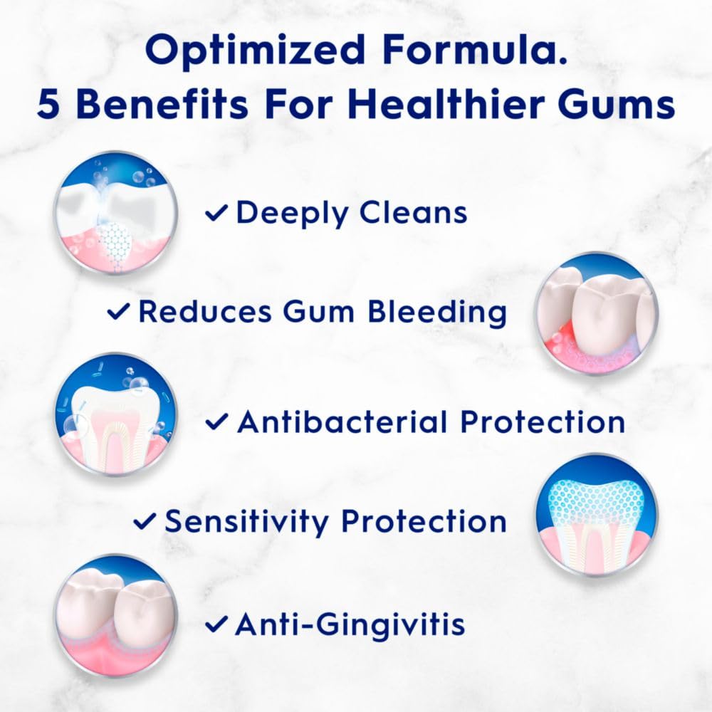 Crest Pro-Health Gum Detoxify and Restore Deep Clean Toothpaste 4.8oz Pack of 3 Anticavity, Antibacterial Flouride Toothpaste, Clinically Proven, Gum and Enamel Protection