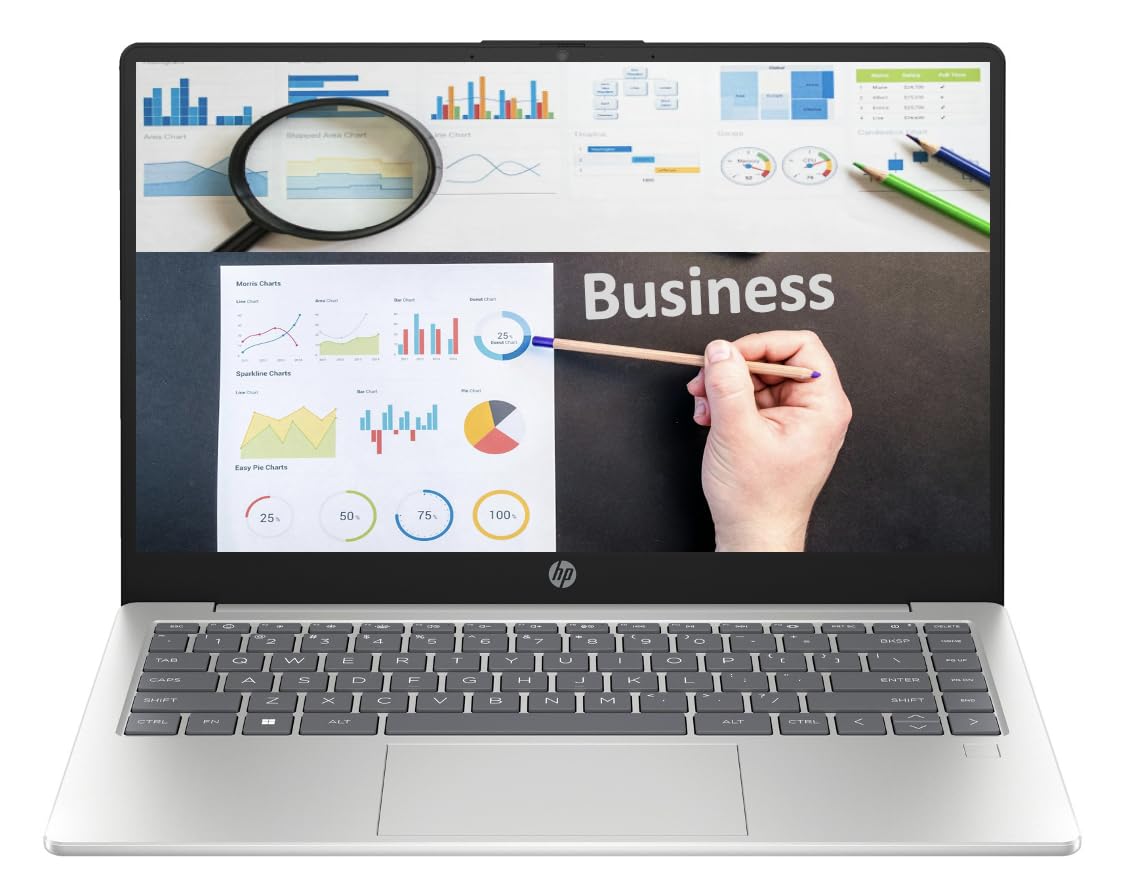 HP Newest 14.0" IPS FHD Business Laptop (10-Core Intel i7-1355U, 64GB RAM, 2TB PCIe SSD, Intel Iris Xe, Backlit KYB, Fingerprint, WiFi 6, Bluetooth 5.3, Win 11 Pro) with Dockztorm Hub