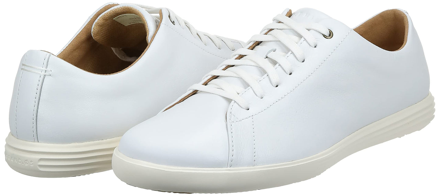 Cole Haan Men's Grand Crosscourt II Sneaker, White Leather, 11