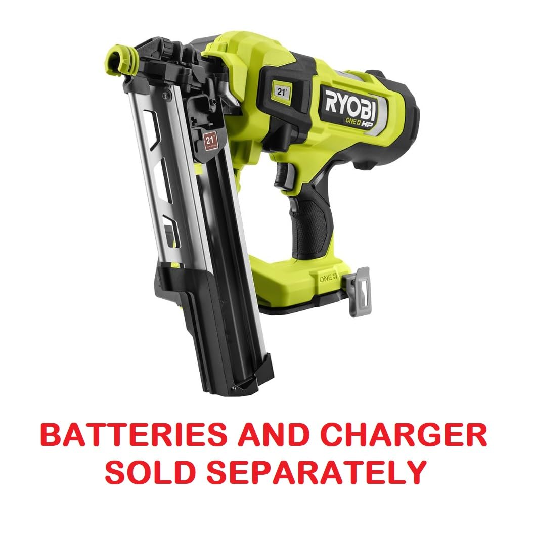 RYOBI 18V ONE+ HP Brushless AirStrike 21 Degree Framing Nailer - Bare Tool - PBL345B