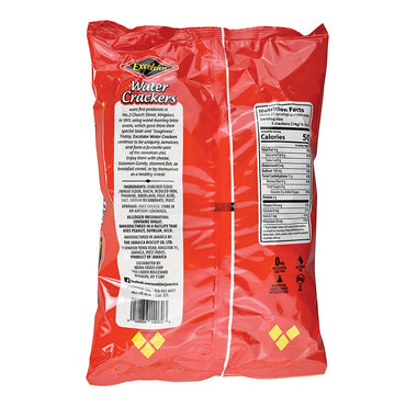 Excelsior Water Crackers Jamaica's Favorite FAT FREE (Pack of 3 at 10.58oz Each)