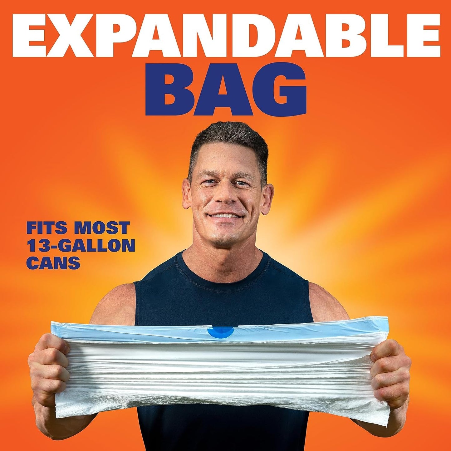 Hefty Ultra Strong Tall Kitchen Trash Bags, Clean Burst Scent, 13 Gallon, 100 CT (Pack - 3)