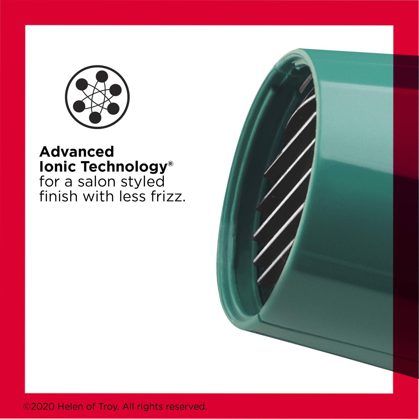 REVLON 1875W Compact Folding Handle Hair Dryer | Great for Travel & Volume Booster Hair Dryer | 1875W for Voluminous Lift and Body, (Green)