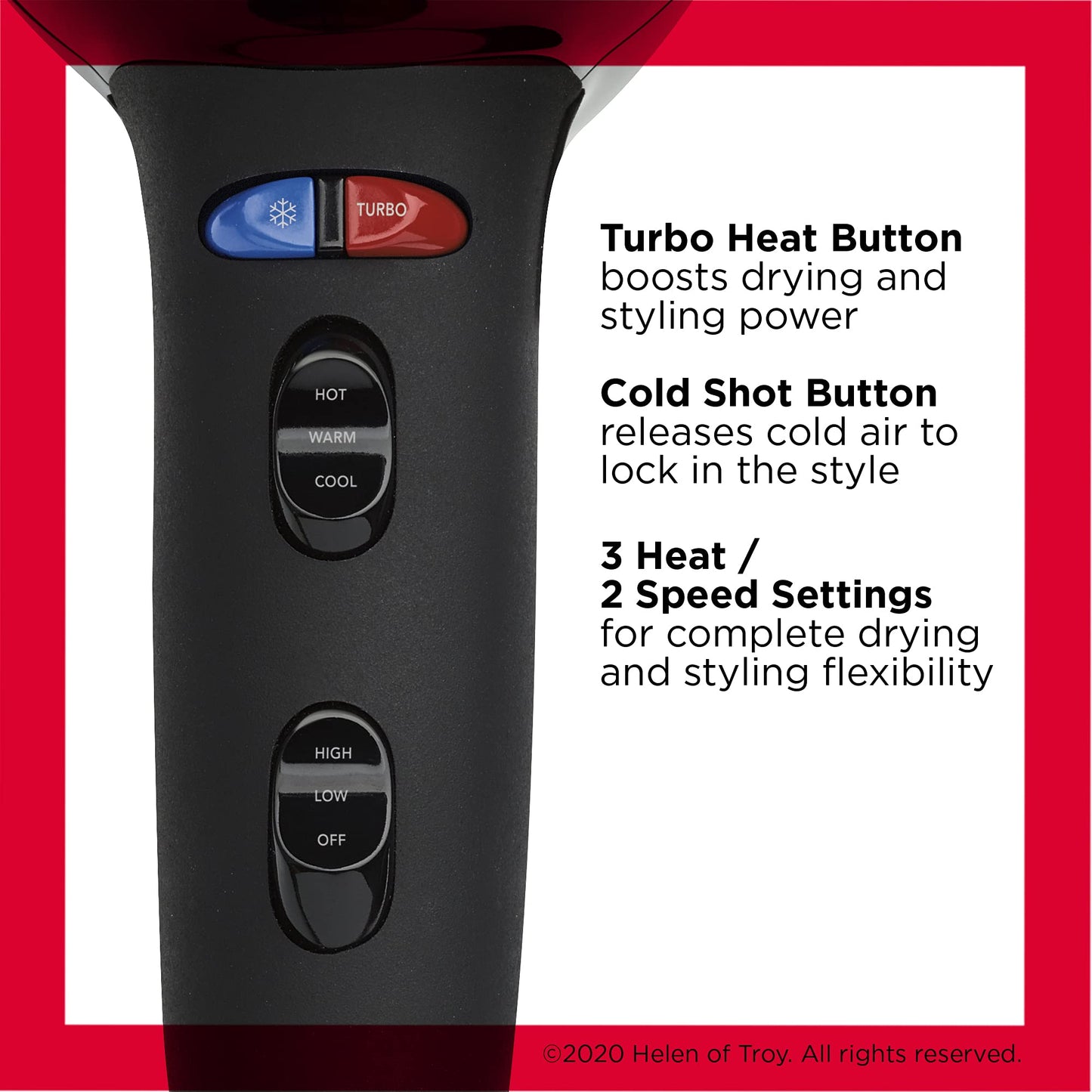 Revlon Salon 1875W 20X Better Grip Turbo Hair Dryer