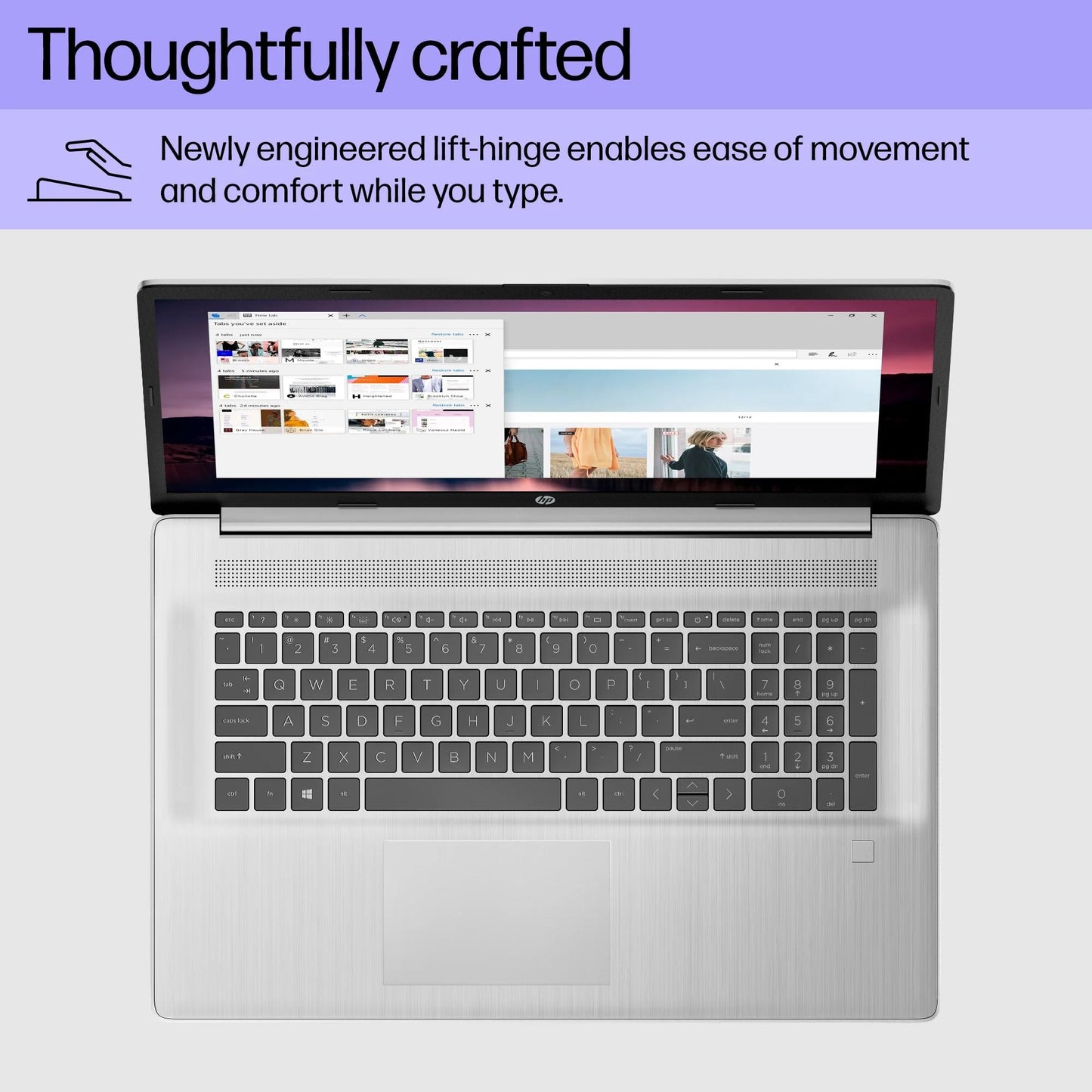 HP Elite 17.3" FHD Laptop for Small Business and College Students, 32GB RAM, 1.2TB SSD Storage(1TB PCIe & 250GB P500 External), AMD 6-Core Processor (Beats Intel Core i7-1065G7), Windows 11 Pro