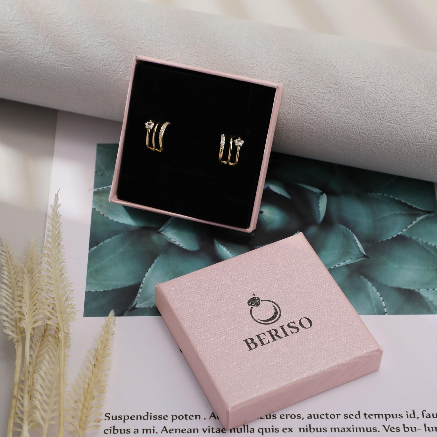 BERISO 14K Gold Plated Dainty Sparkle Dot Chain Necklace Shining Dot Sequins Necklace Simple Necklace with Adjustable Extension Chain Good Gift for Women Girls Mom Girlfriend