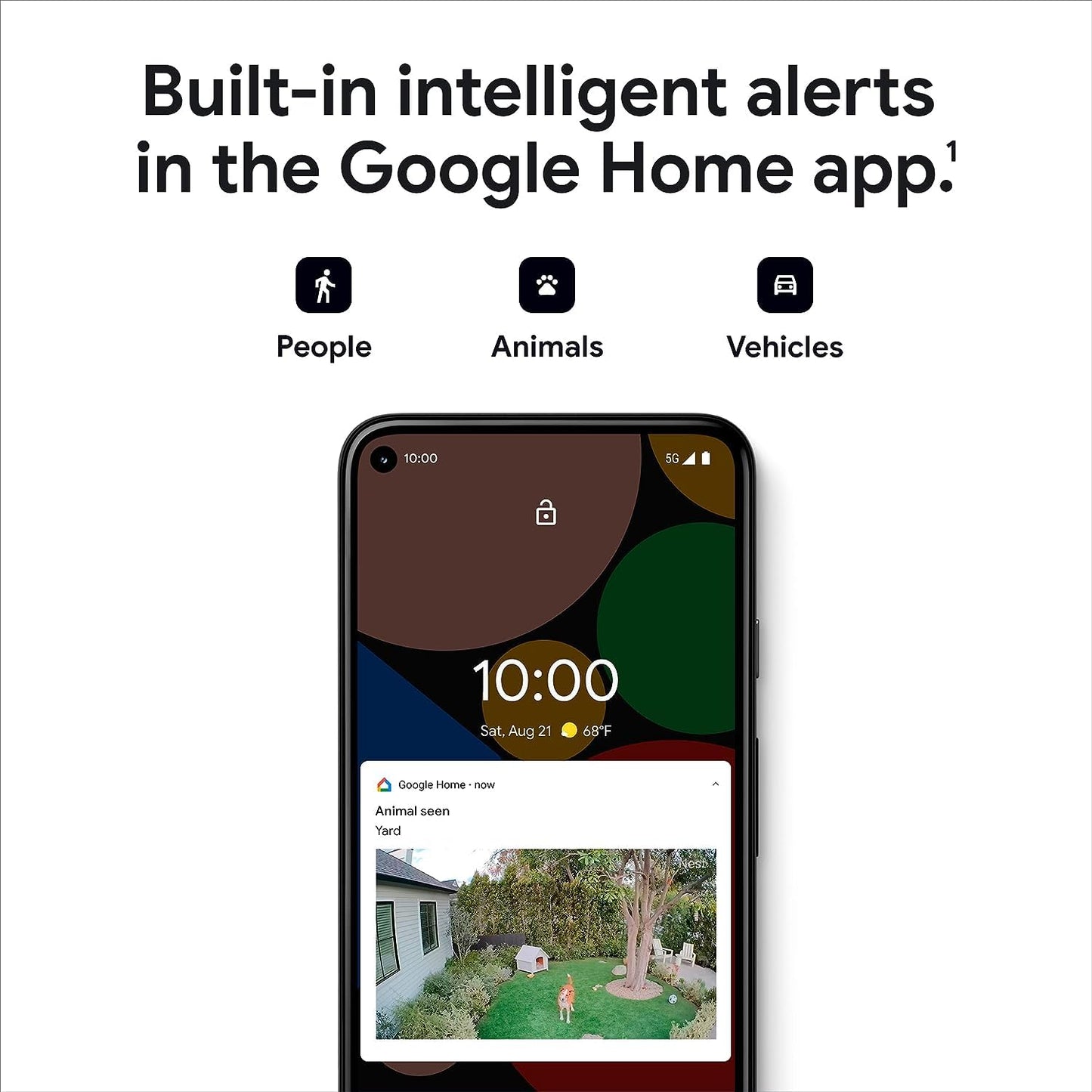 Google Nest Cam Outdoor or Indoor, Battery - 2nd Generation - 6 Pack