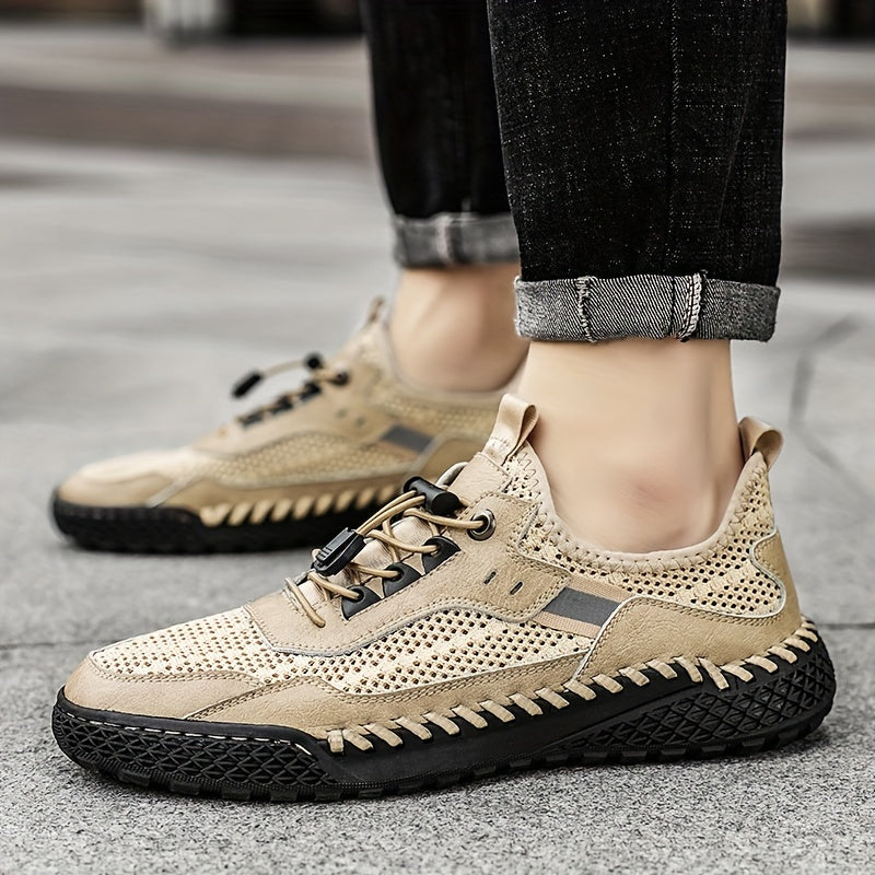 Men's Sandals, Casual Non Slip Shoes, Slip-on Shoes With Adjustable Shoelaces For Outdoor Beach, Spring And Summer