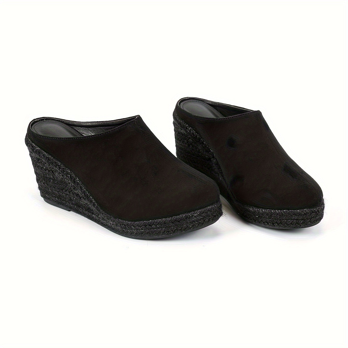 Chic Espadrille Wedge Sandals for Women - Comfortable Closed Toe Design, Easy Slip-On Access, Ideal for Casual Summer Wear & Stylish Outfits