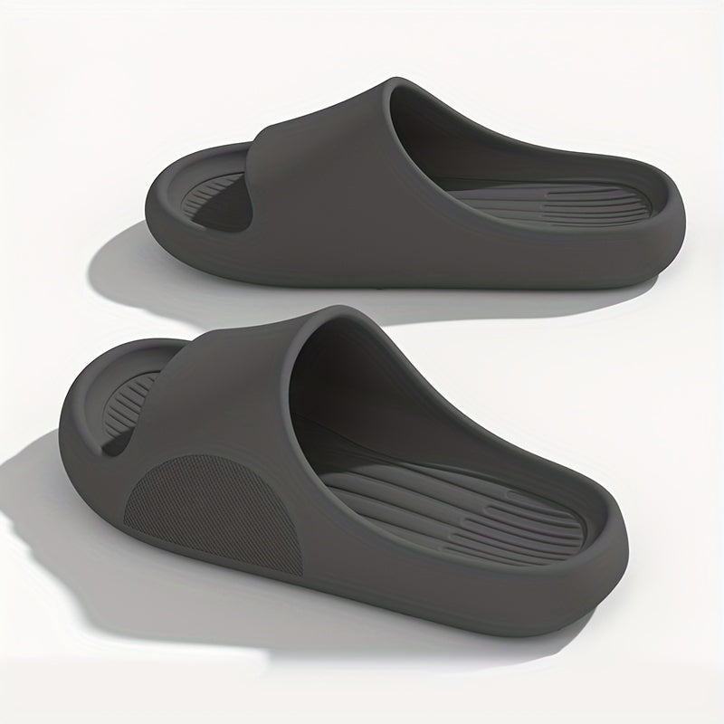 Mens Oversized Slippers - Ultra-Comfort Pillow Sole, Quik-Dry Eva, Odor-Eliminating - Versatile Beach to Home, Non-Slip Sandals