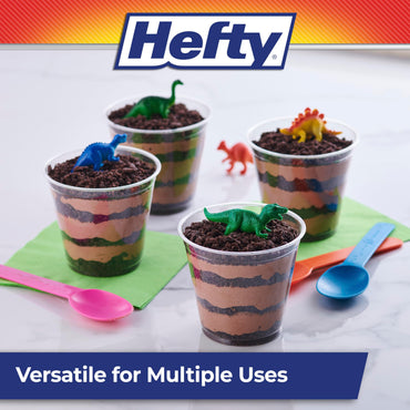 Hefty Deluxe Clear Plastic Party Cups (9 Ounce, 40 Count)