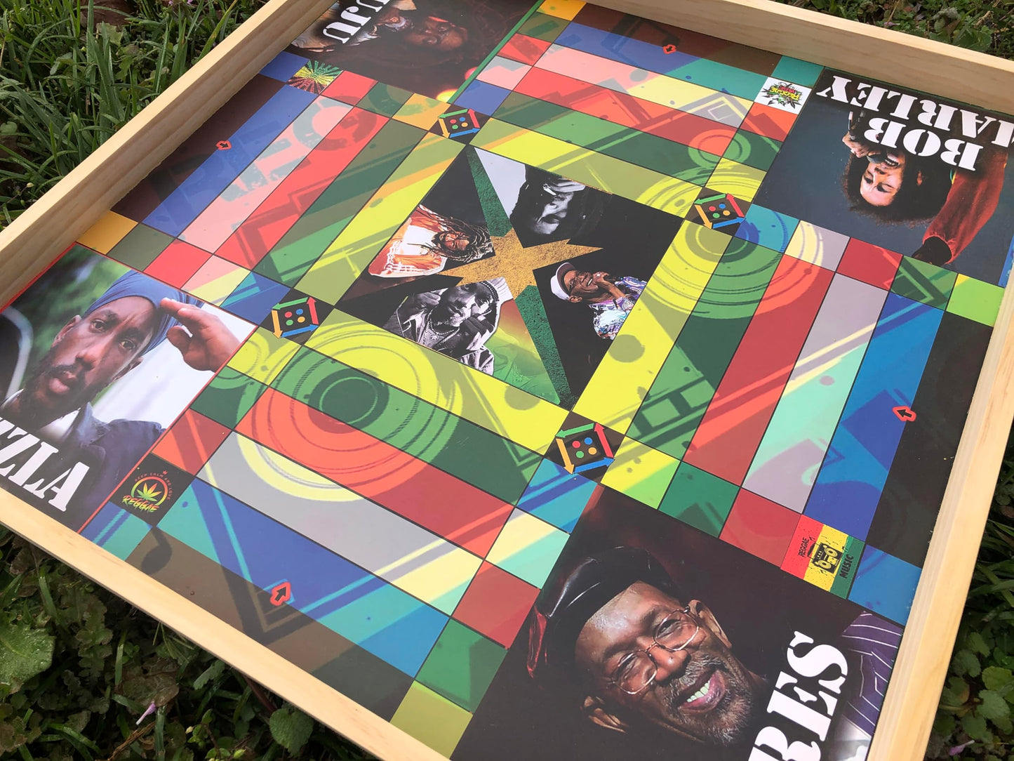 Jamaican Ludo Reggae Legends Edition | Ideal Gift idea | Dad Birthday | Mom Birthday | Grandparents Gift | Outdoor Events | Family Game Night | Board Game Fun Multiplayer