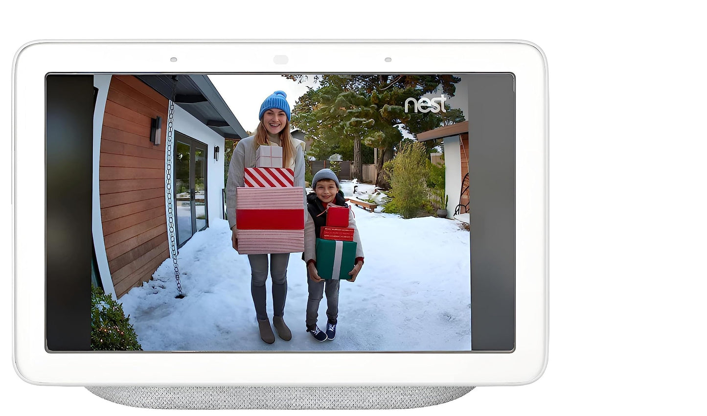 Google Nest Hub (1st Gen) 7-inch Display, 1st Generation (Renewed) (Chalk), GA00516X-GA00515X