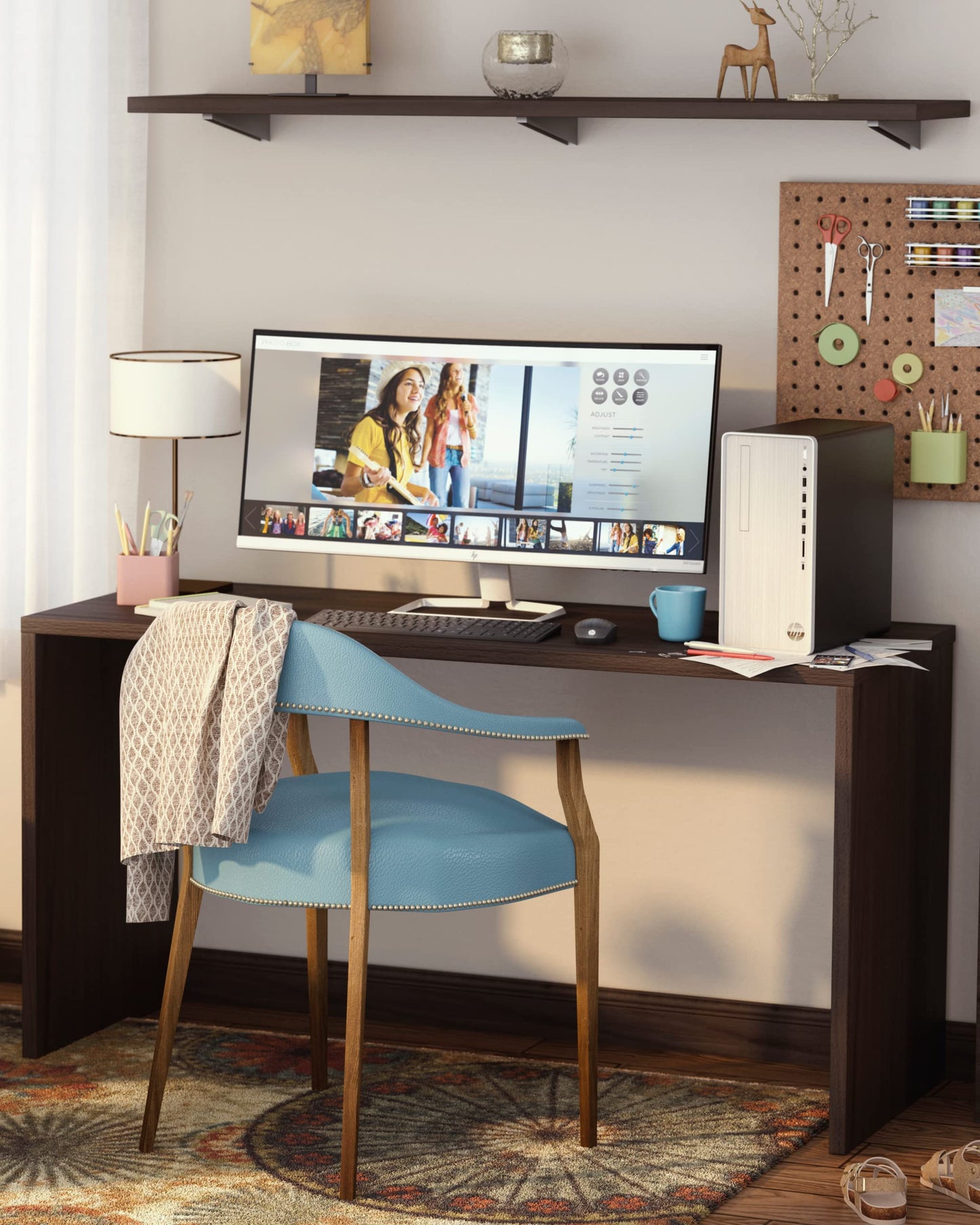 HP Pavilion Desktop PC, AMD Ryzen 7 5700G, 16 GB RAM, 512 GB SSD, Windows 11 Pro, Wi-Fi 5 & Bluetooth Connectivity, 9 USB Ports, Wired Mouse and Keyboard Combo, Pre-Built Tower (TP01-2022, 2021)